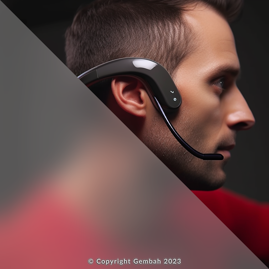 Gaming Headset Bone Conduction